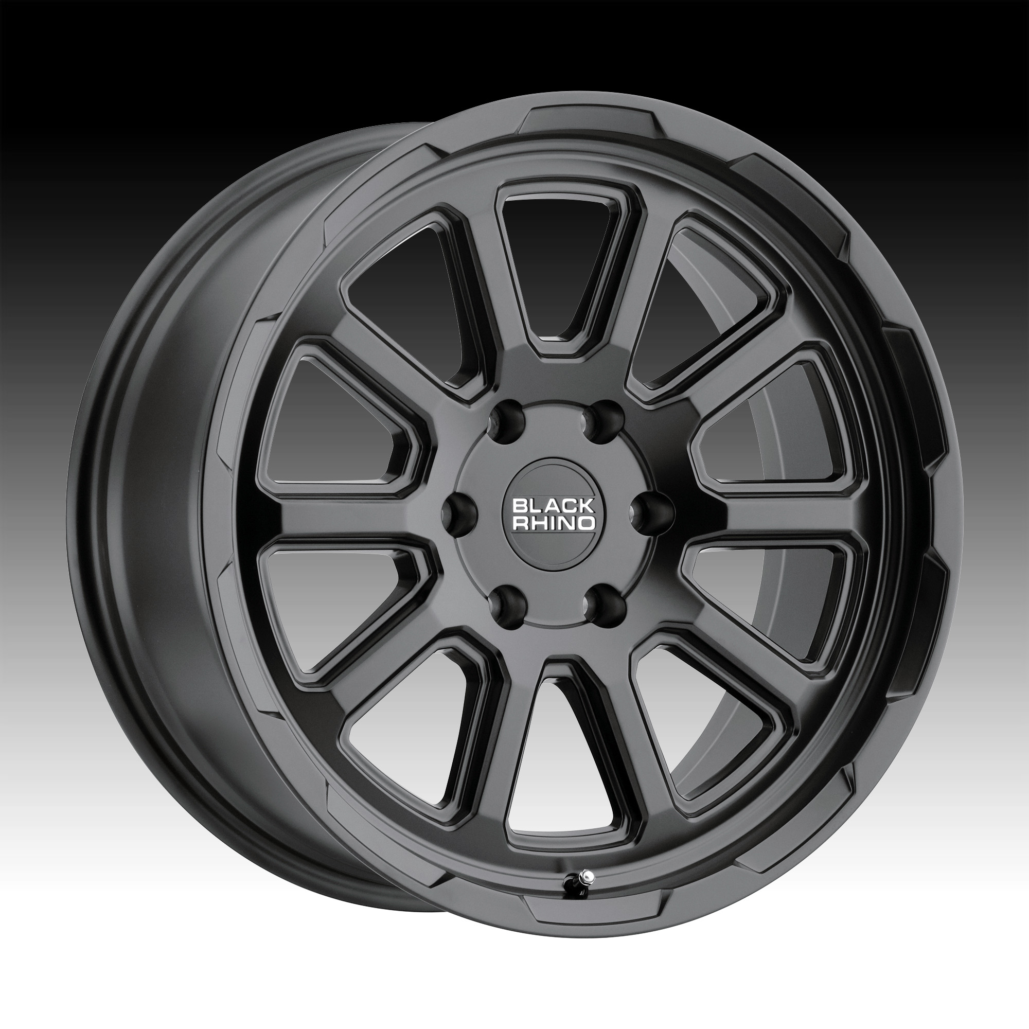 Black Rhino Chase Matte Black Custom Truck Wheels - Chase (FFT) - Black